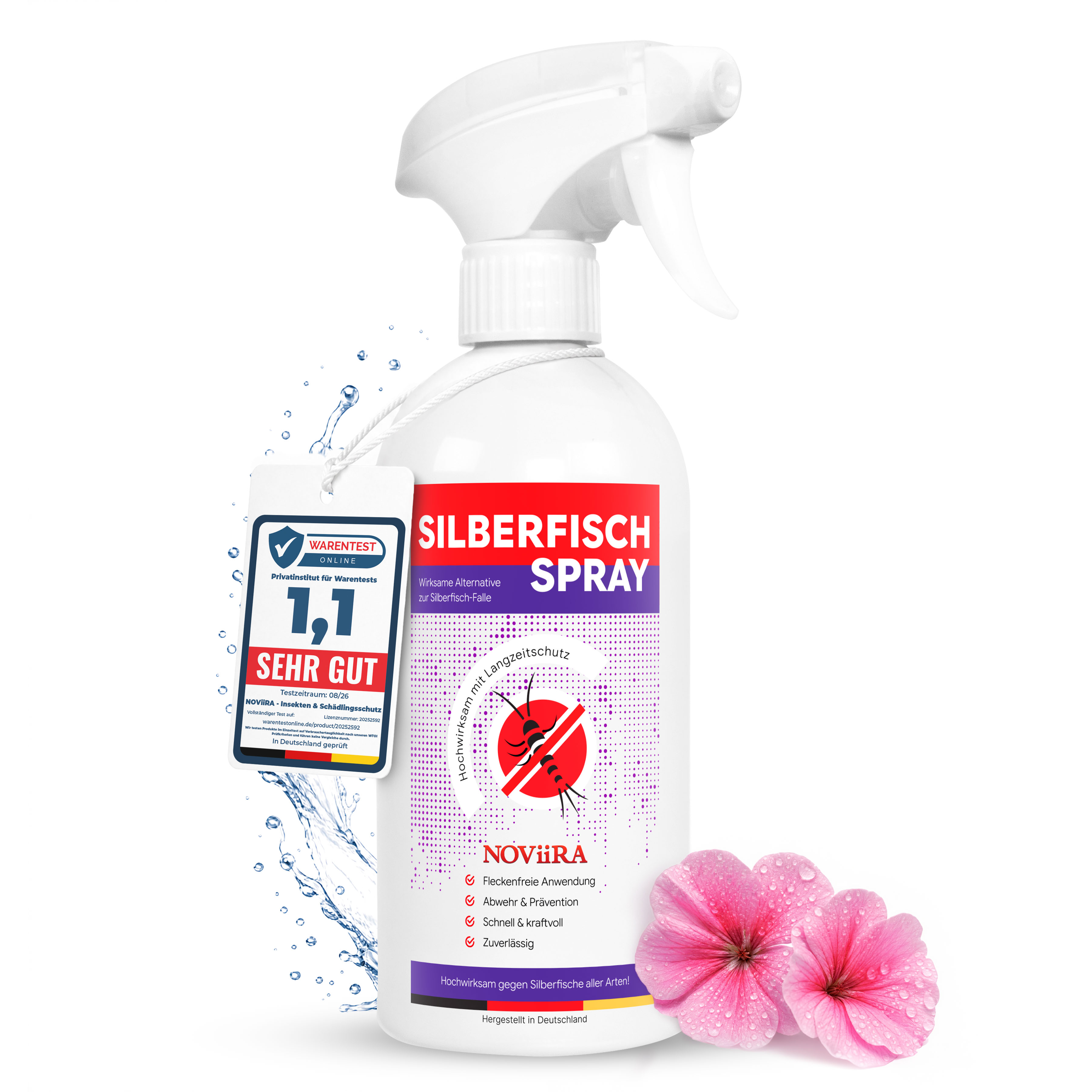 NOViiRA Silberfischspray